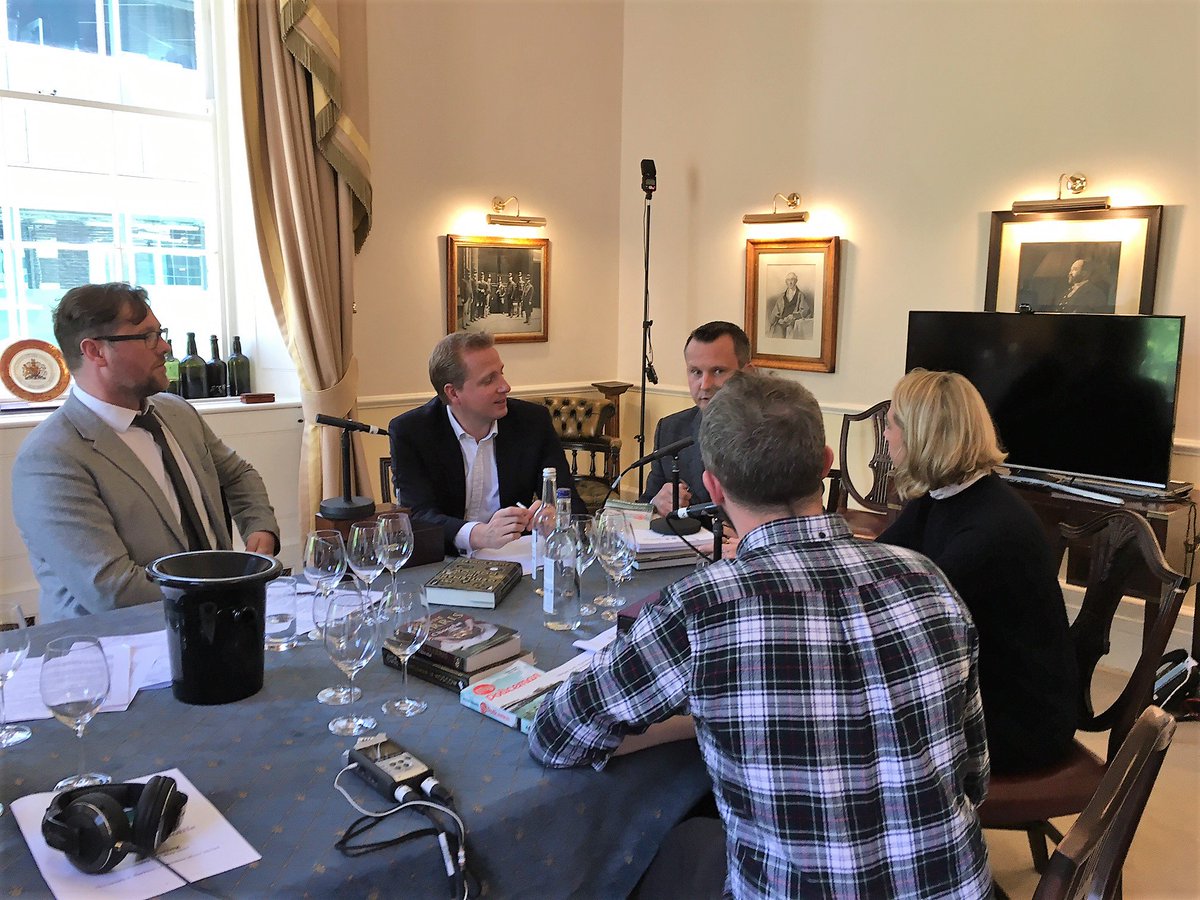 corneyandbarrow's tweet photo. What a day in the office recording #BookandBottle podcasts! Stay tuned for a whole new season of #NovelPairings! https://t.co/p2XWUtZT9G