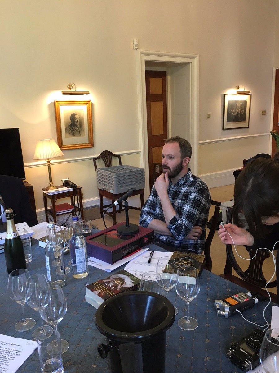 corneyandbarrow's tweet photo. What a day in the office recording #BookandBottle podcasts! Stay tuned for a whole new season of #NovelPairings! https://t.co/p2XWUtZT9G