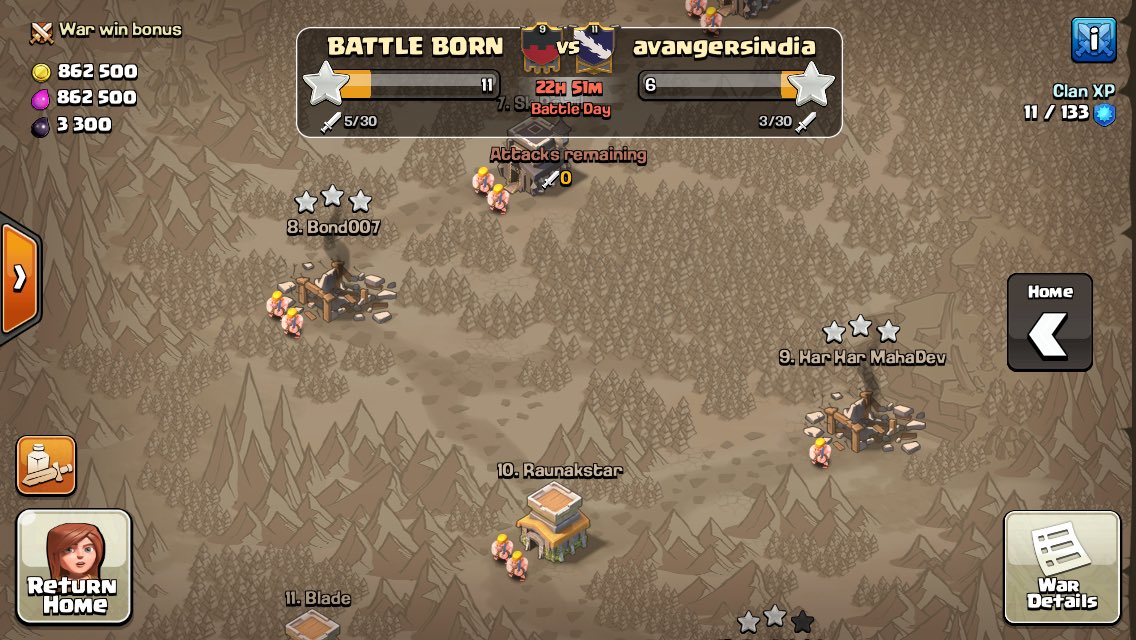 PlaZma_Trigger's tweet photo. Easy matter of smash and grab! Easy 6 stars first hour of war https://t.co/A5e9mr8fQf