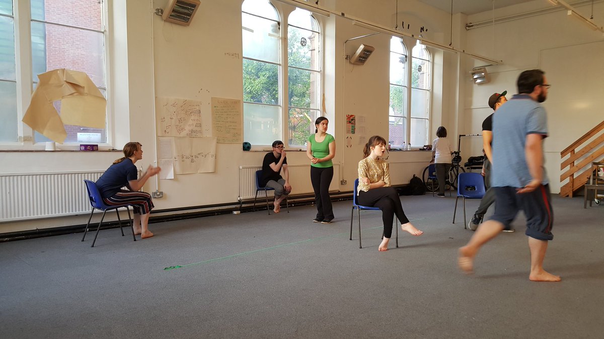 LWTheatrician's tweet photo. Exploring building characters through #lecoq at the #ActorsEnsemble at @DerbyTheatre with @DavidRalfe - really fascinating stuff! https://t.co/LYyuHk4YE0
