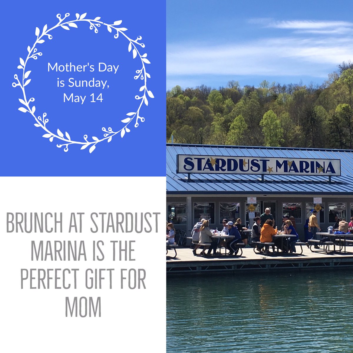 StardustMarina1's tweet photo. Join us for Sunday Brunch on the lake. #norrislake #knoxville https://t.co/jZLLPtUaU1