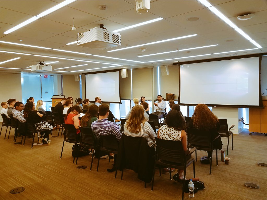 mahazja's tweet image. The amazing @AmrQotb &amp;amp; @AllisonLMcManus of @TimepDC talking to the 2017 @waidf class on the great work #TIMEP does on Middle East issues.