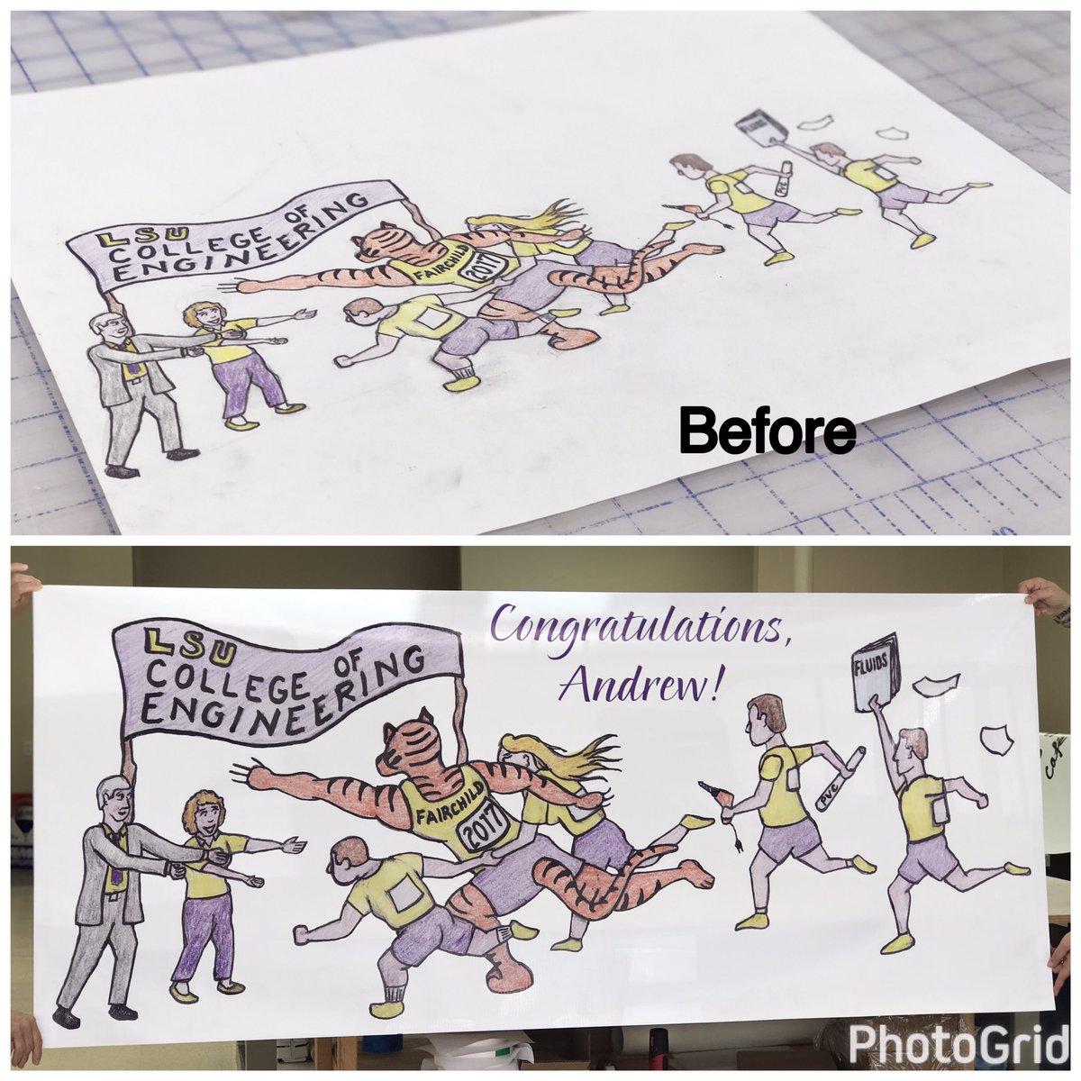 Ameri_Print's tweet photo. Customers illustration printed on 36x84 banner! #ameriprint #youaskwedeliver #weprotectyourbrand #banner #largeformatprinting https://t.co/PfQsql0jWE