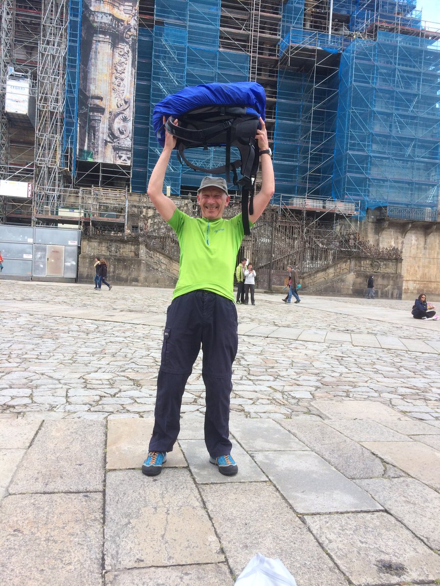 TempletonCt's tweet photo. I've been pumping iron for months to hold up the scaffolding #craigscamino https://t.co/EIR3DHANw5