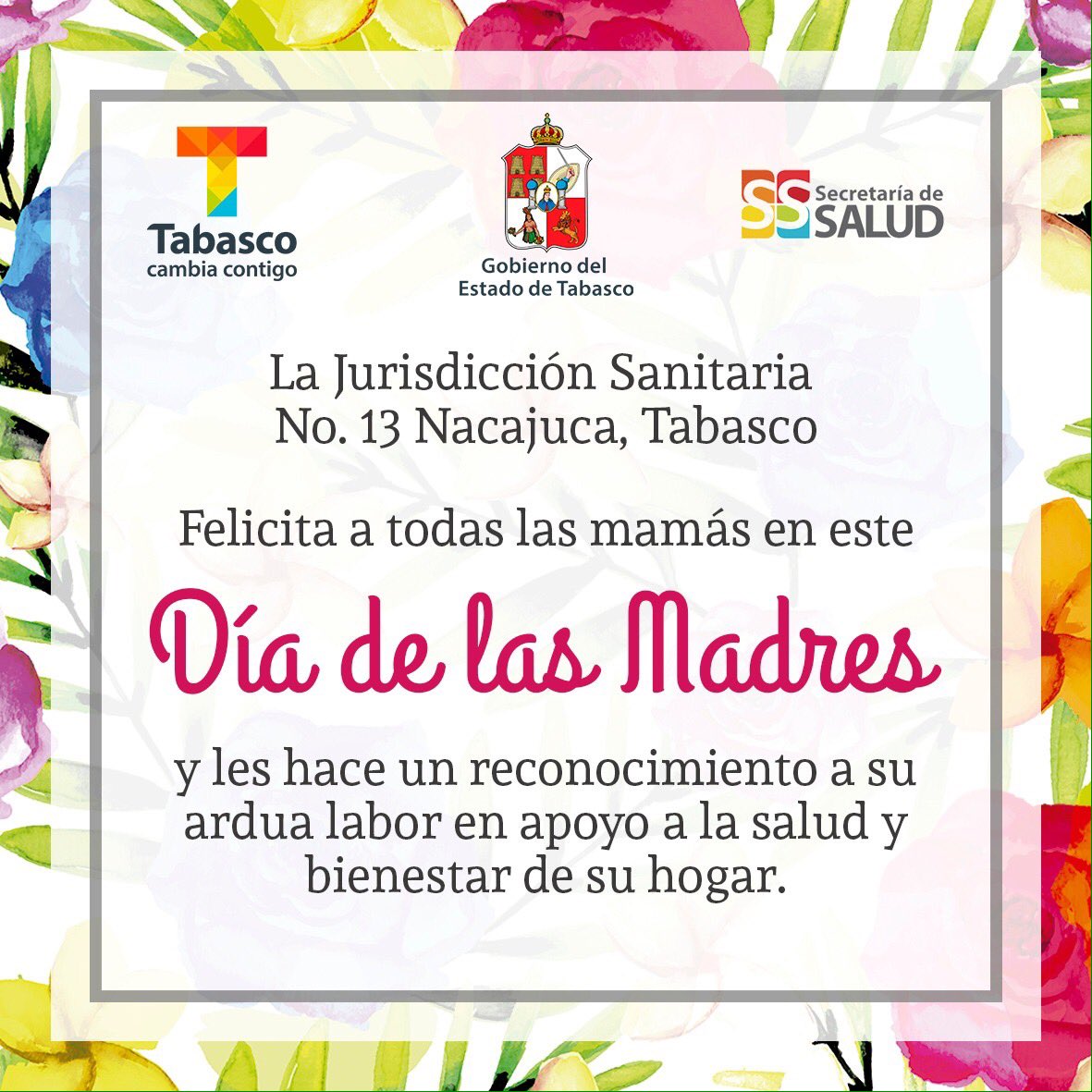 JurisNacajuca's tweet photo. #felizdiadelasmadres #ComparteSuAmor #Nacajuca https://t.co/gKucwjXCln