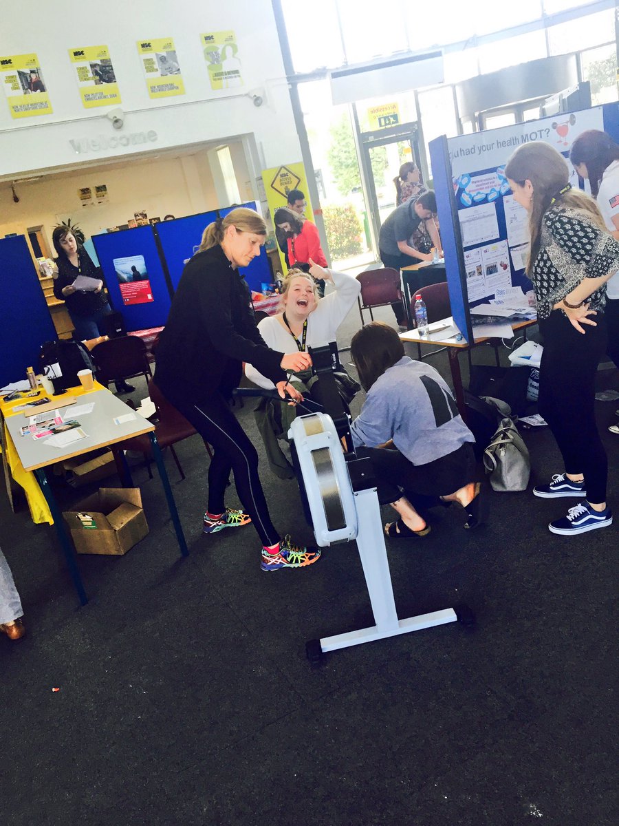 Lovely to see such fantastic Health Promotion event today <a href="/ns_college/">North Shrops College</a> run by the <a href="/NSCAccess/">NSCAccess</a> students congratulations 👏🏻 fab information x