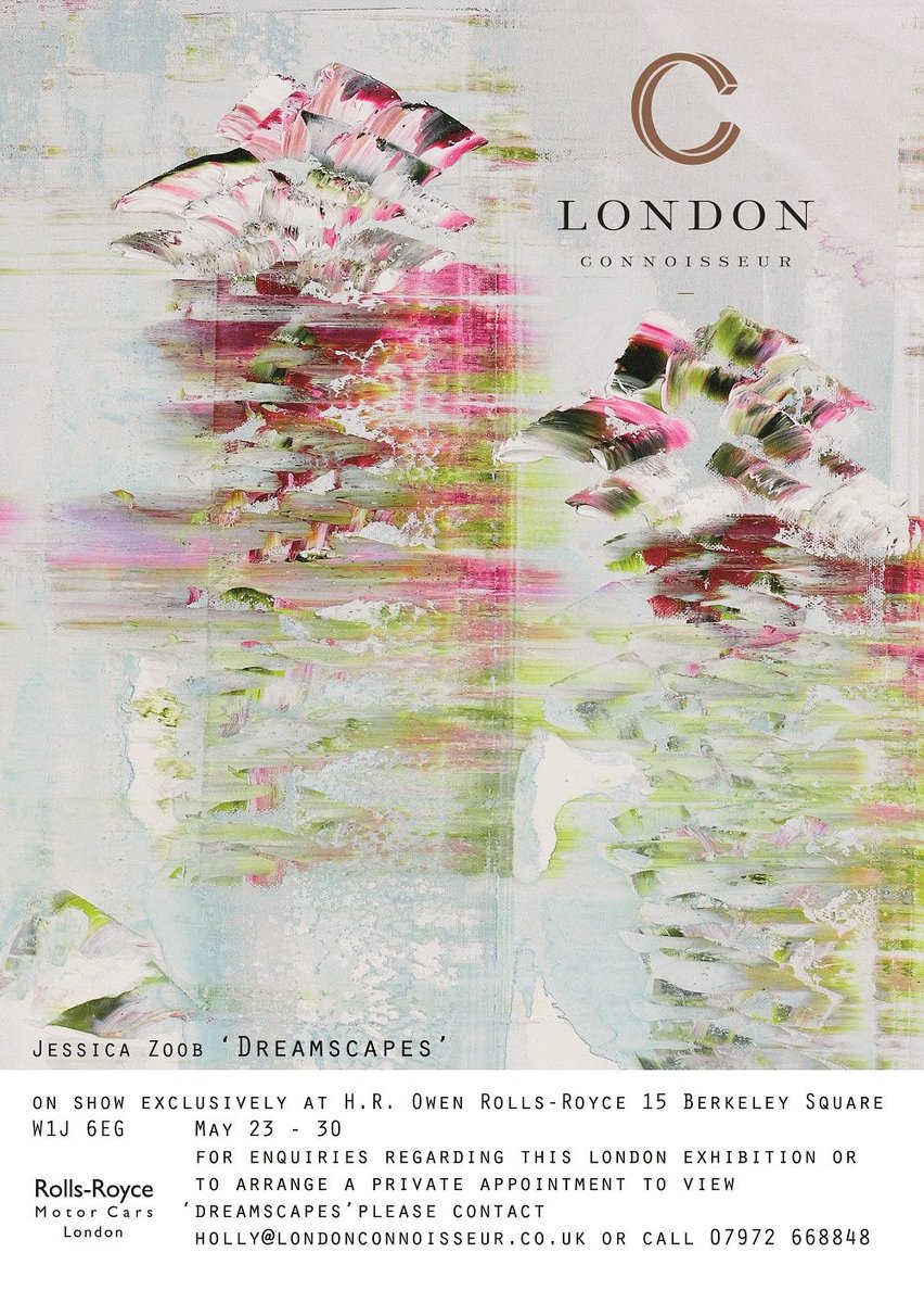 Excited to be showing ‘Dreamscapes’ a selection of my oil paintings with <a href="/LonConnoisseur/">London Connoisseur</a> this month!