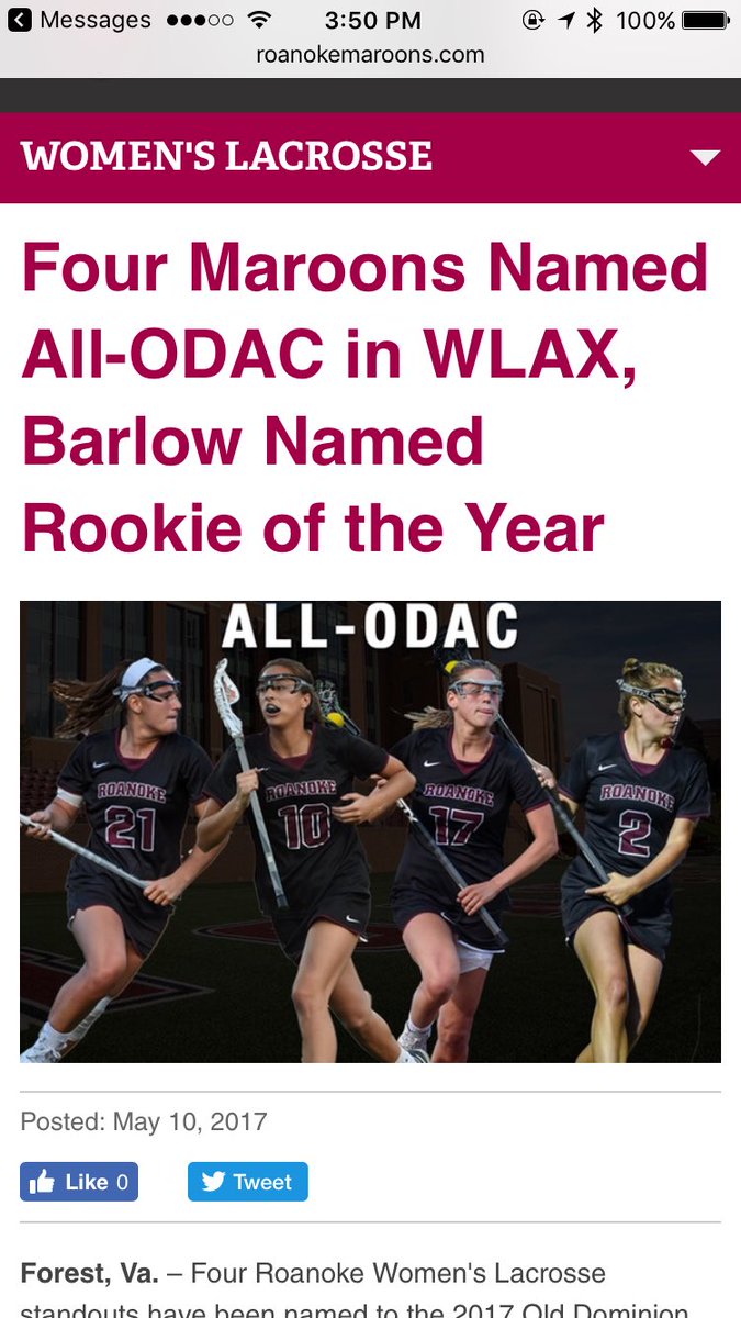 Read about it on our lacrosse page!! Congrats girls!! #gonoke