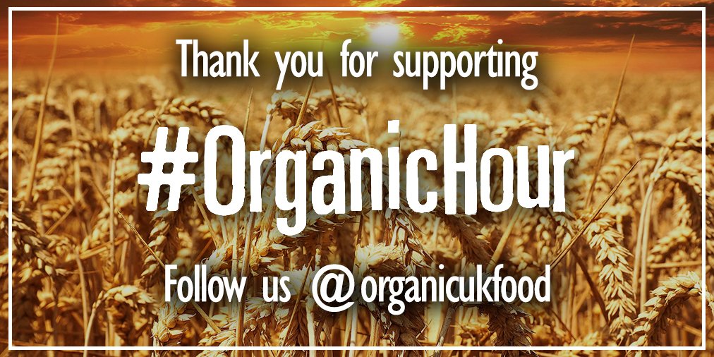 ukorganicassoc's tweet photo. And that's it for #OrganicHour but do keep the chat going all week 👍 Hope to see you next Wednesday! https://t.co/kpJ7BDVi3a