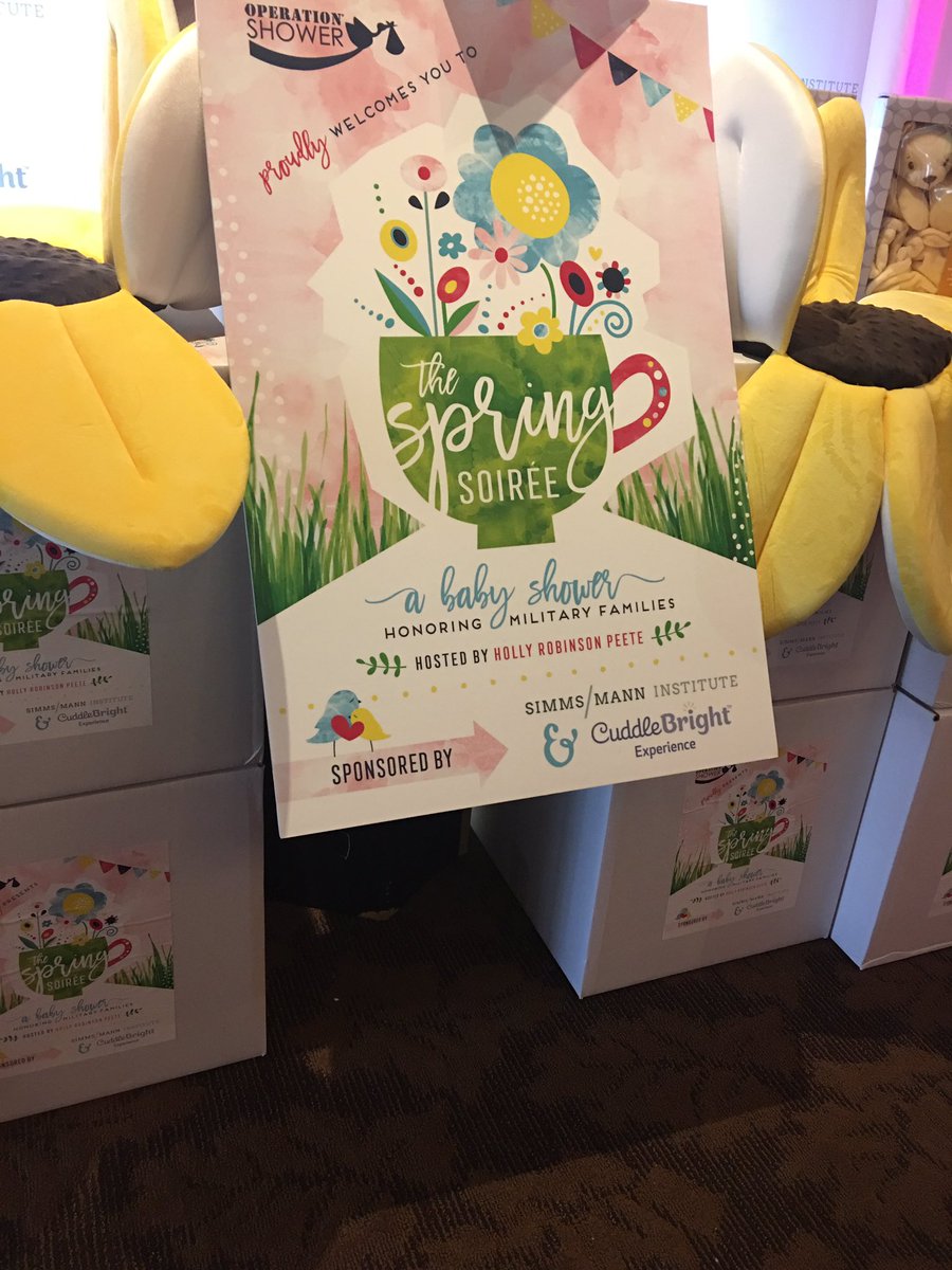 hollyrpeete's tweet photo. Thrilled to host @operationshower's #OSthespringsoiree for military moms & moms2be!! 👶🏼👶🏽 @cuddlebright #simmsmanninstitute
#cuddlebright https://t.co/EXG0fJYjnS