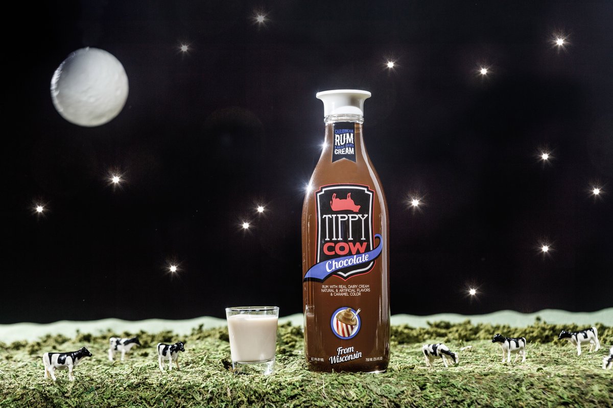 TippyCowRC's tweet photo. According to our calculations, it's definitely time for a #HumpDayShot! We're going with #TippyCow Chocolate today. Cheers! https://t.co/CWO0ALMauw