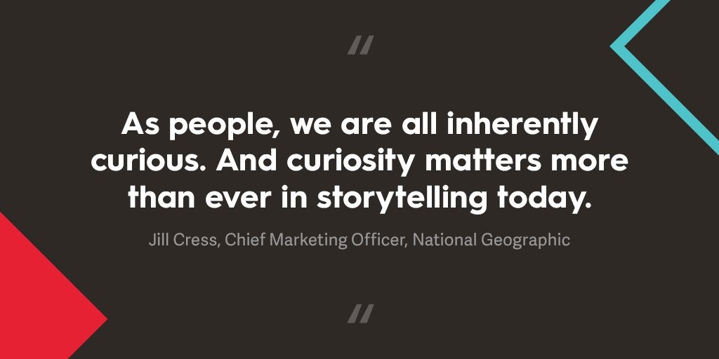 WelcomeSW's tweet photo. .@NatGeo's @jillcress on the power of #storytelling in #content. #ThinkContent https://t.co/TYi0f9gQHr
