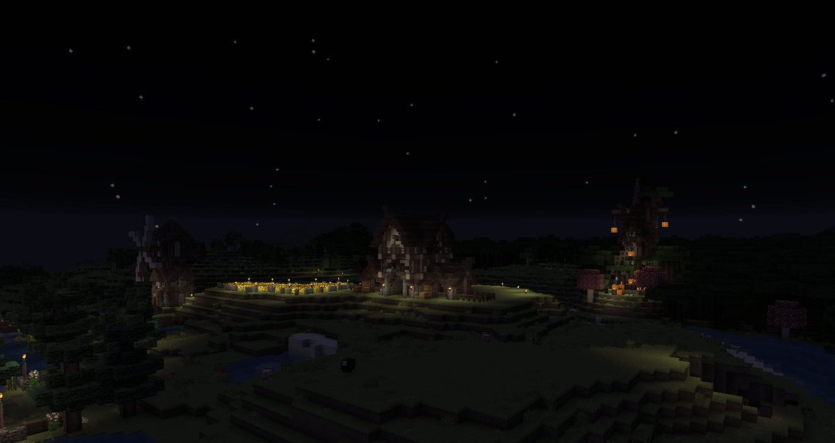 SeaThreePeeO's tweet image. Windmill, Barn and Witch&apos;s Hut at Oak Harbour on @district3mc (play.district3mc.com) #Minecraft #MincraftServer #SurvivalServer #pvp