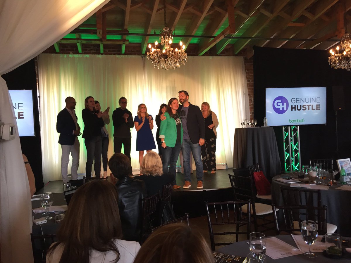 Contactually's tweet photo. We're loving the speakers at #GenuineHustle and all the shoutouts #TeamContactually has been getting! https://t.co/TnIexnVFRB