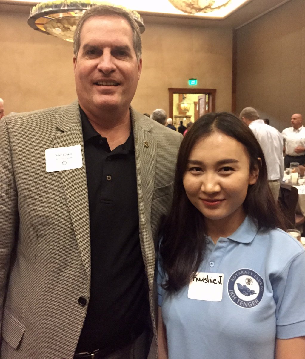 A_D_Kunkel's tweet photo. Enjoyed #SGF @Rotary banquet with Kuushie from @RacIkhTenger. Moving story from @annlee001 regarding @EndPolioNow. #ServiceAboveSelf https://t.co/BwVMaOuzDc