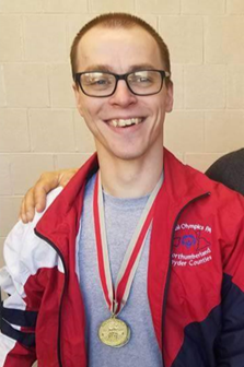 PAHumanServices's tweet photo. SPOTLIGHT: Adam Catlin has cerebral palsy. His advice to others: “Don’t let your disabilities hold you back.” https://t.co/5CXLei4Zi5 https://t.co/rLrrJXV6j4
