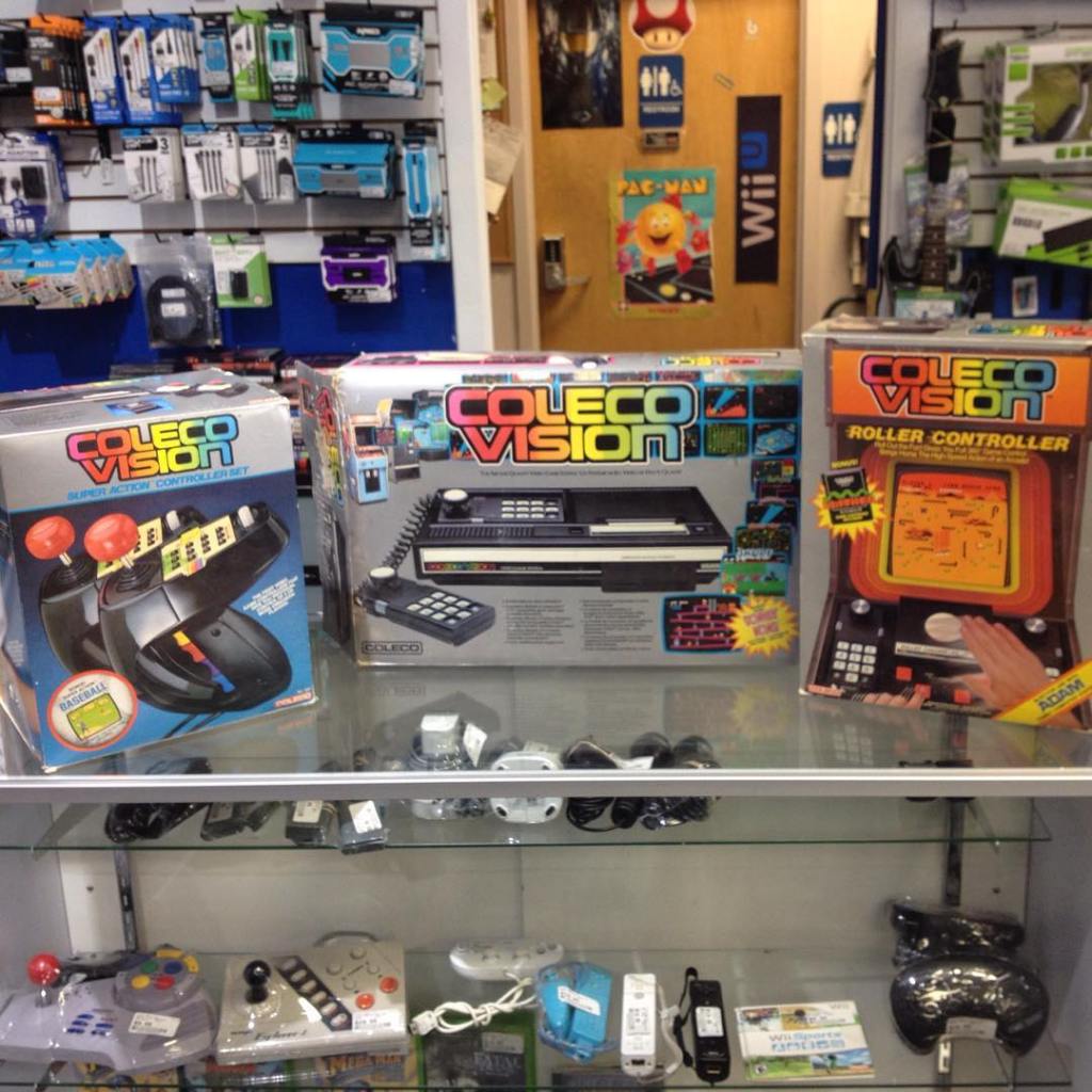 retrotechinfo's tweet photo. Here’s some sweet boxed old school gaming. #colecovision #retro #retrogamesplus… https://t.co/i63YbZdRZz https://t.co/ZhhZ6VgYbp