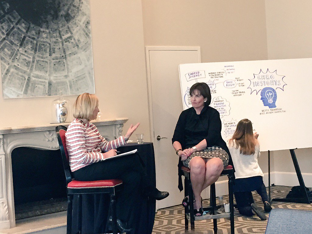 KelliDavis_TW's tweet photo. Betty Thompson says "knowing the business drives you as a strategic business partner." #Cornerstone @WTWhr #DC #BAH https://t.co/XUdmNbz9oS