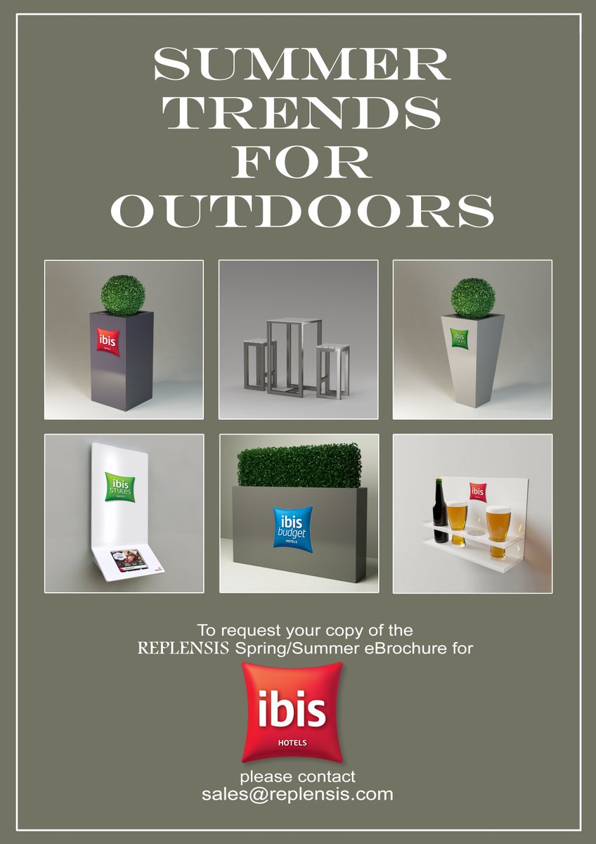 Summer Trends for Outdoors eBrochure now available for Ibis <a href="/ibisbayeux/">Ibis Budget Bayeux</a> <a href="/ibisbudgetDM/">IbisBudgetDaanMogot</a> <a href="/ibis_ibisBudget/">ibis Girona</a> <a href="/BudgetLleida/">Ibis Budget Lleida</a> @ibisbudgetMKS