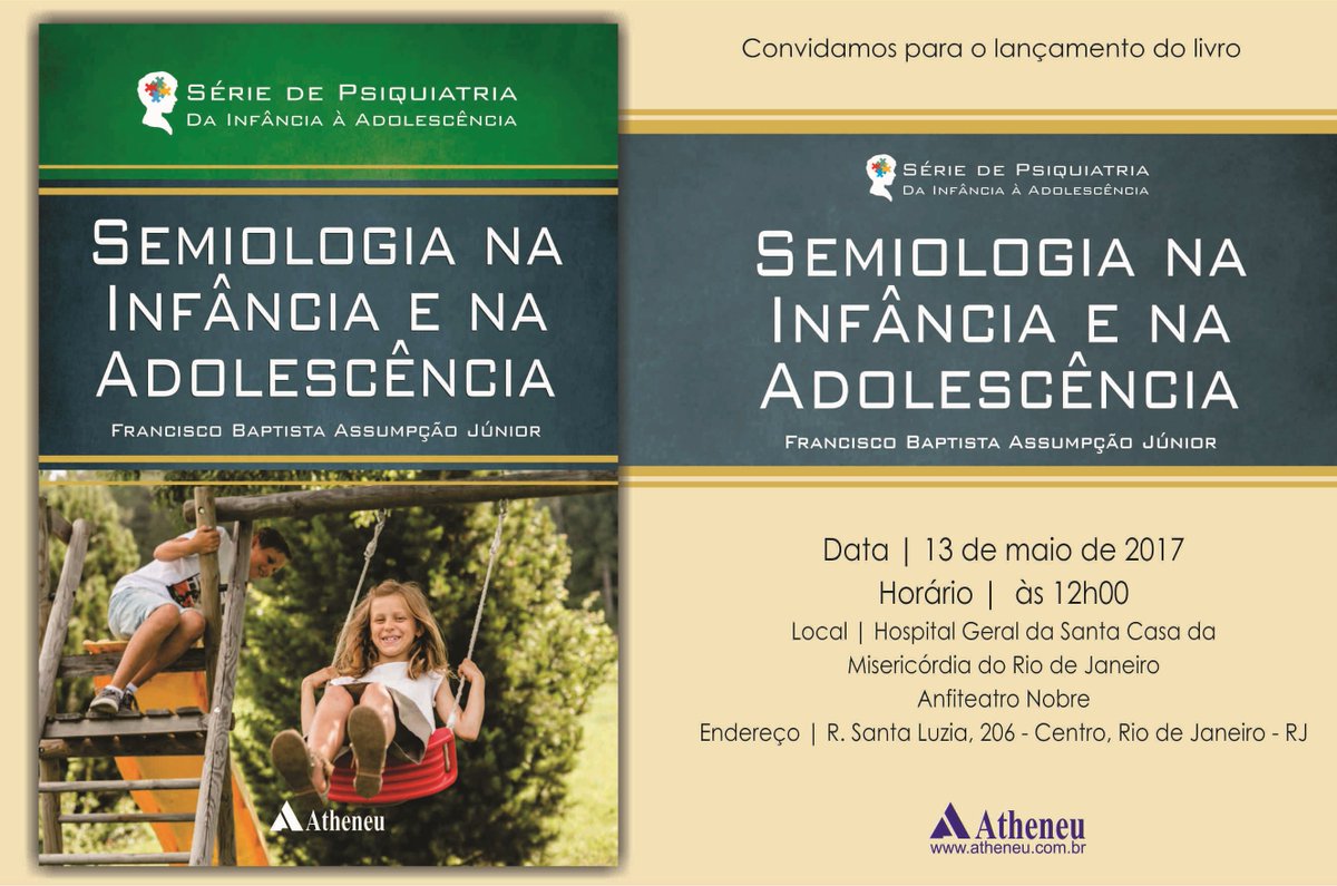 EditoraAtheneu's tweet photo. Venha participar do lançamento do livro Semiologia na Infância e na Adolescência.
#editoraatheneu #lancamento #semiologia #adolescencia https://t.co/q0g6wV4le0