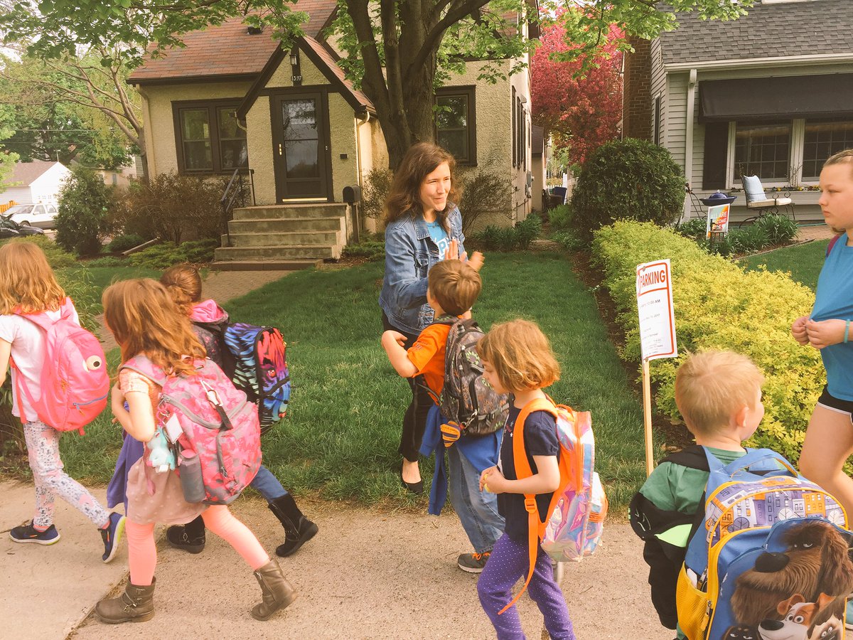 christolbertstp's tweet photo. A fun morning for #WalkBikeToSchoolDay - I'm not sure if the kids or adults had more fun! https://t.co/zyj00ABtEO
