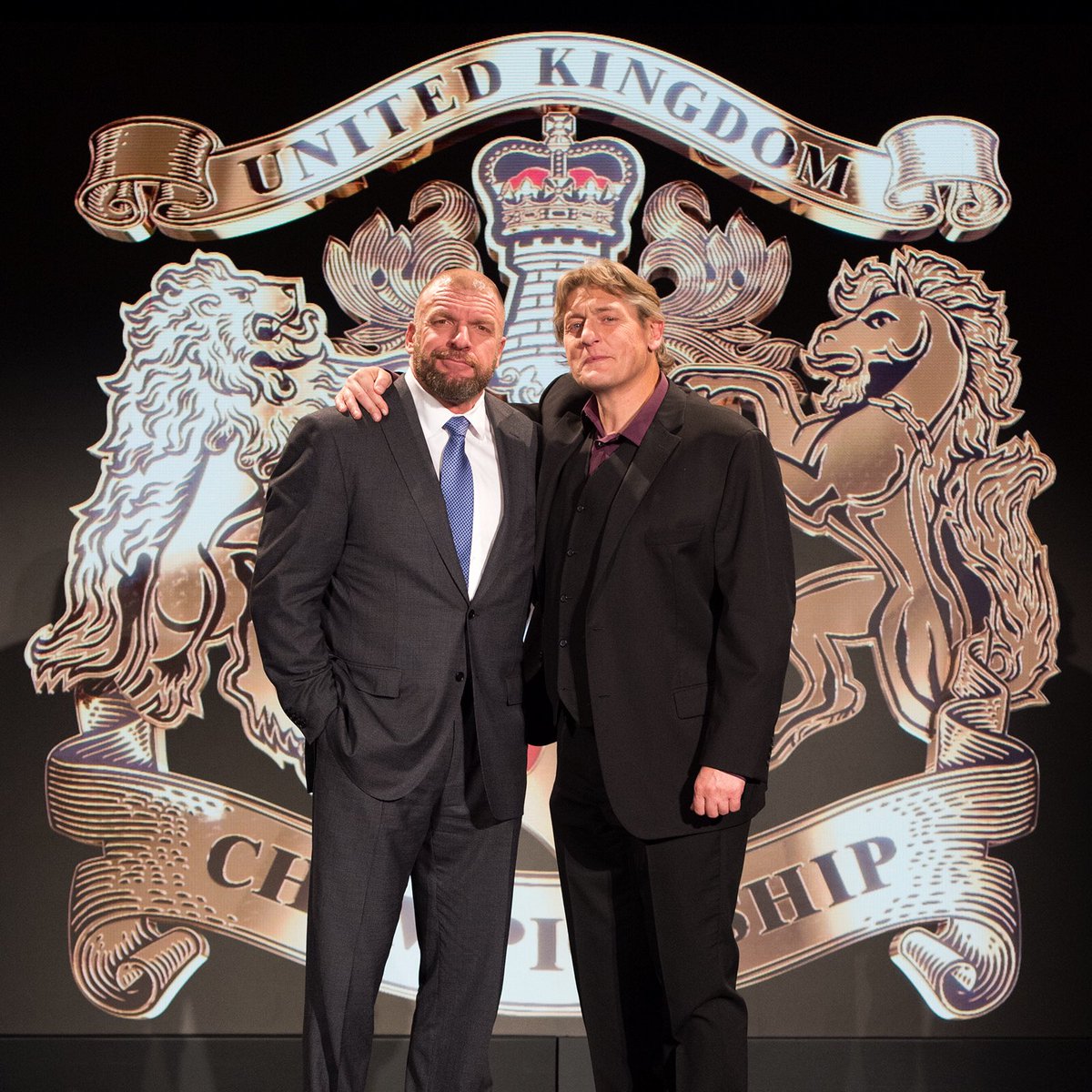 TripleH's tweet photo. 24 years later and still partners...
who woulda thought?!
Happy birthday, my friend!@RealKingRegal https://t.co/daMhIYi0m6