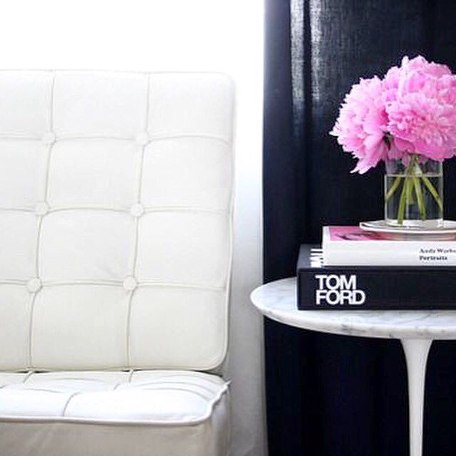 #brightwhitewednesday (with a little black and a shot of pink). That still counts, right?? #bookishdecor