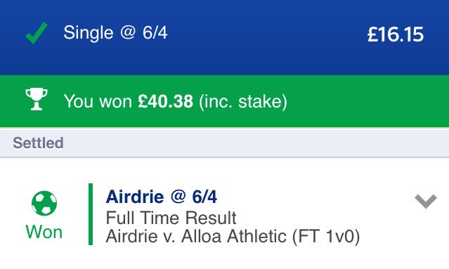 Rich__Tips's tweet photo. Bet 2 WINNER!!!

Up to £40 after only 2 bets!

Bet 3 coming tomorrow! 🤑 https://t.co/woNuhSmlmx