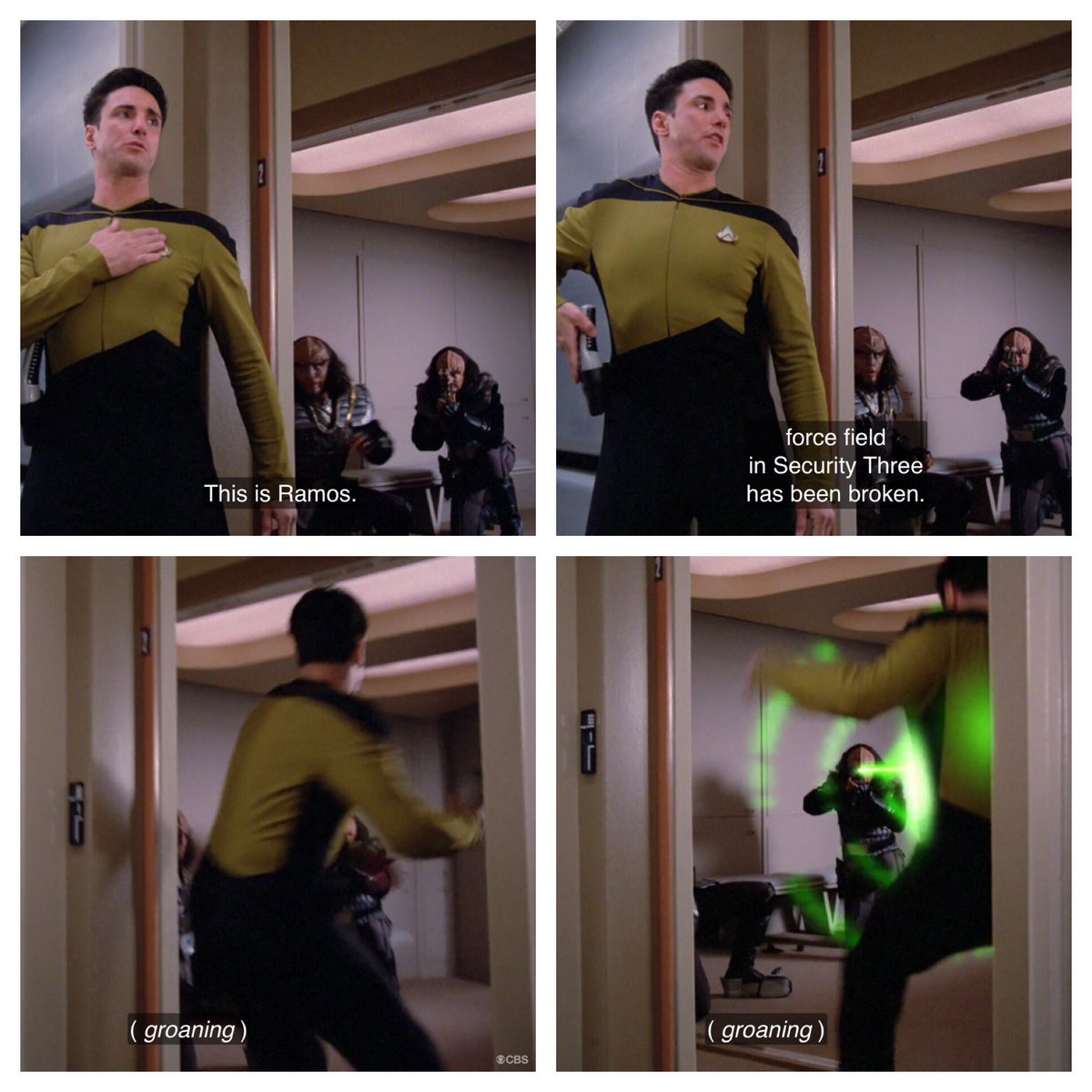 Picards_Fish's tweet photo. @StarTrekTNC @secunda @MattMira HEY GUYS! Next week you guys gotta talk about my buddy Ramos.1st in a long line of terrible Ent security https://t.co/h39b8oJ9jA