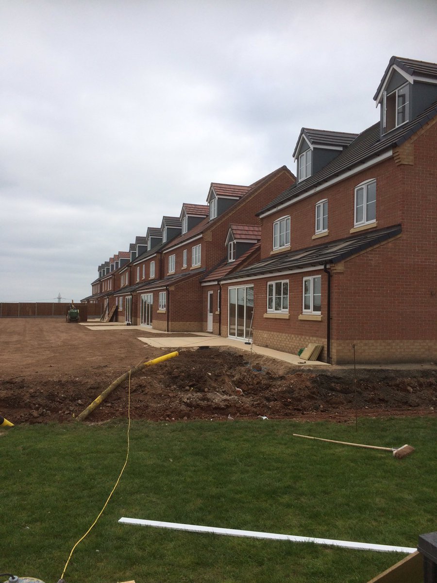 SupremeFinishes's tweet photo. Small housing development we have just the painting to 27 plots should keep uss bisy https://t.co/jZDm48byv5