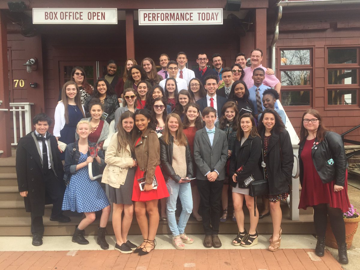 unioncatholichs's tweet image. UCPAC takes a trip to Bucks County Playhouse to see the World-Premiere of &quot;Clue&quot;! #anywherelearning