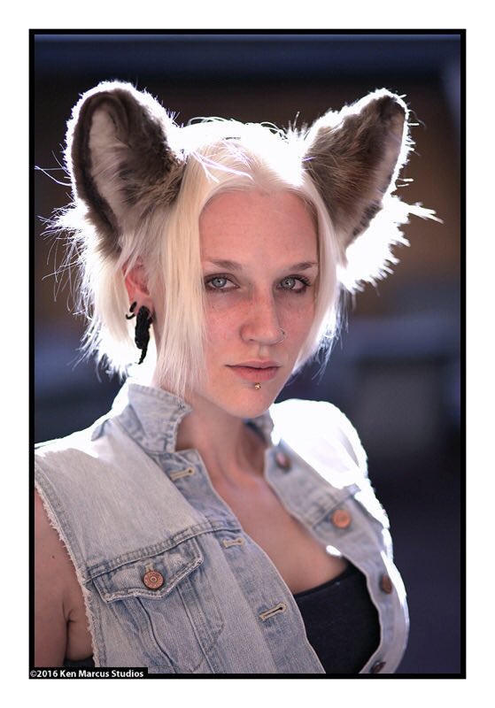 MuzzledThe's tweet photo. Be sure to pick up a pair of wolf ears 🐺 for @DomConLA 's Pet Show, Saturday, May 20th!  @OfficialDomCon #domconla #domconla2017 #petplay https://t.co/yC4h5lyKL0