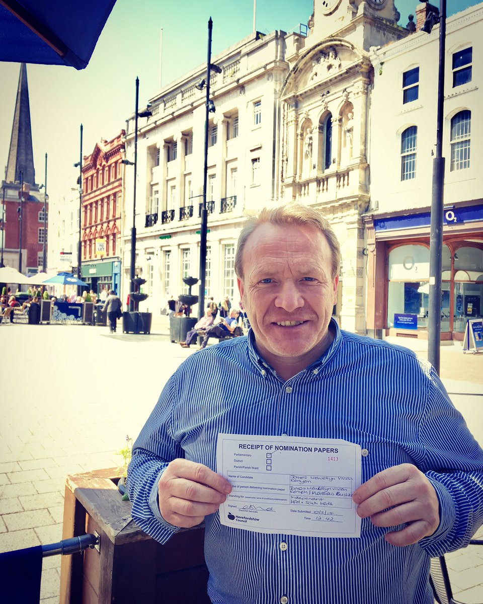Jimofhereford's tweet photo. Out and about in our fantastic city! 

#jim4mp #vote4jim #Hereford #Herefordshire https://t.co/1GbY4dsV7Q