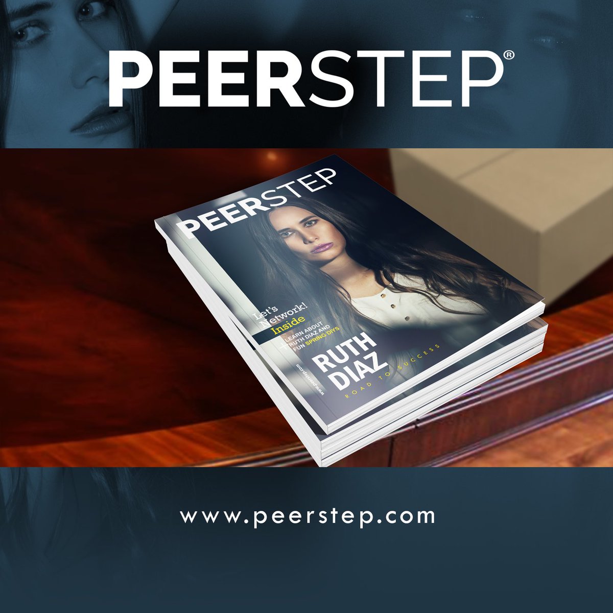 PeerstepApp's tweet photo. NEW! @ruthdiaztv | May 2017 -
#Peerstep #magazinecover #magazine #ruthdiaztv
Buy at: https://t.co/SZ38VIwzxg
Follow @Peerstep https://t.co/47eEqXDN5e