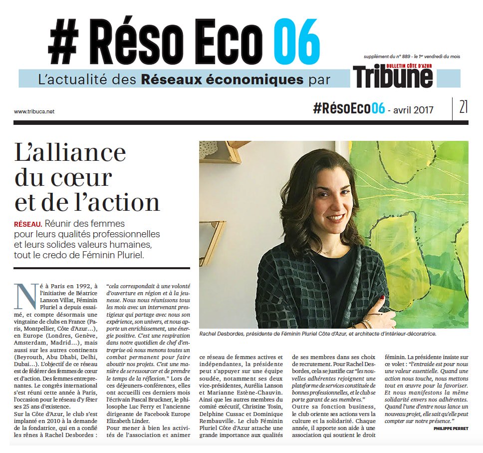 Bravo à Rachel Desbordes FP Côte d'Azur pour l'énergie et les valeurs qu'elle insuffle à toutes les femmes du réseau.