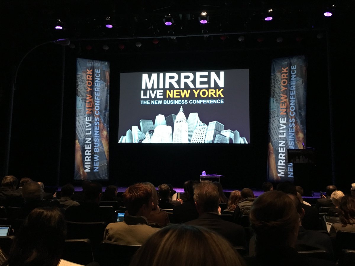 Croninites are in #NYC, too!  The #MirrenLive New Business Conference was terrific. #alwayslearning