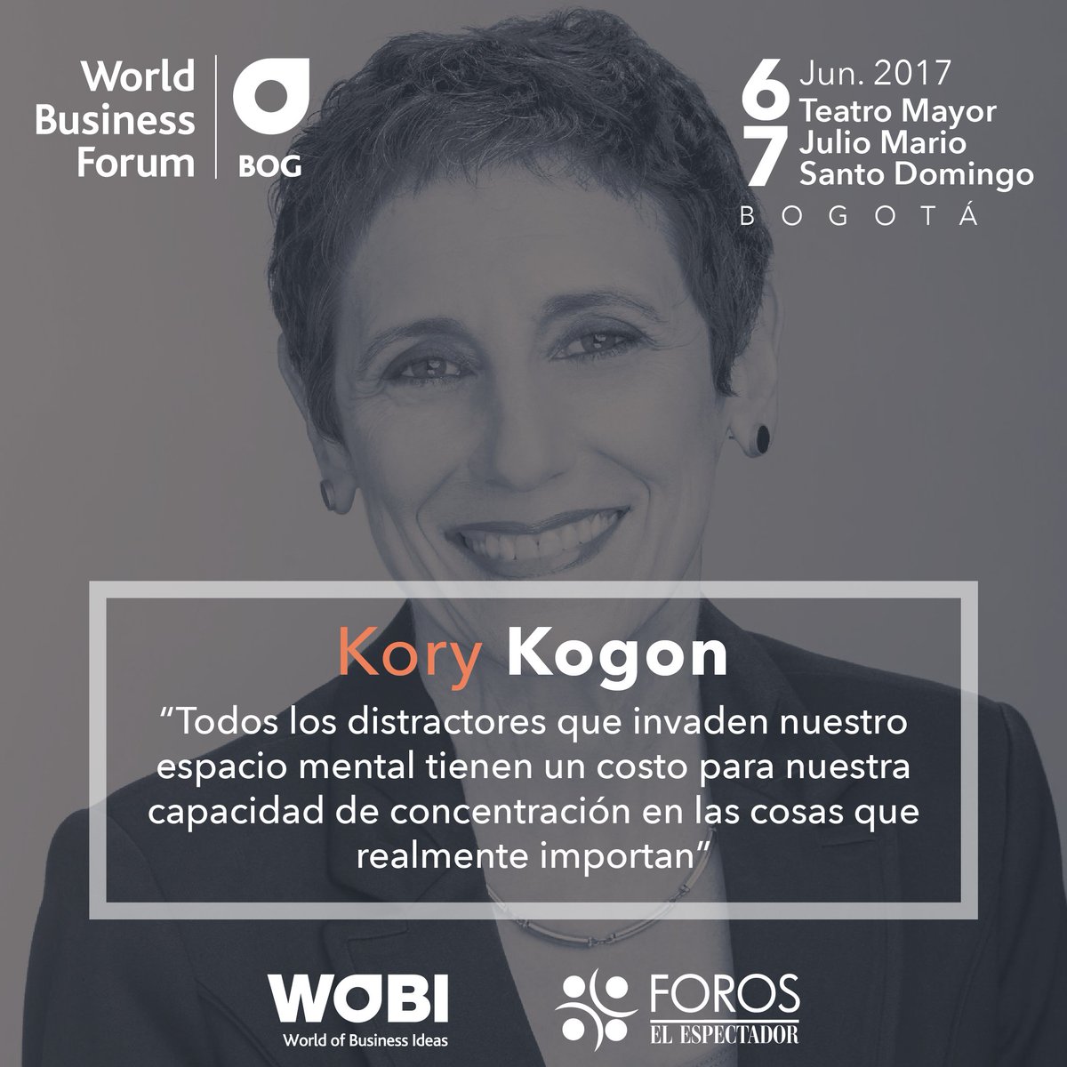 Líder Global para el Desarrollo Organizacional en <a href="/franklincovey/">FranklinCovey</a>, @korykogon es una de las invitadas a #WOBIBogotá > bit.ly/2pFkhPL