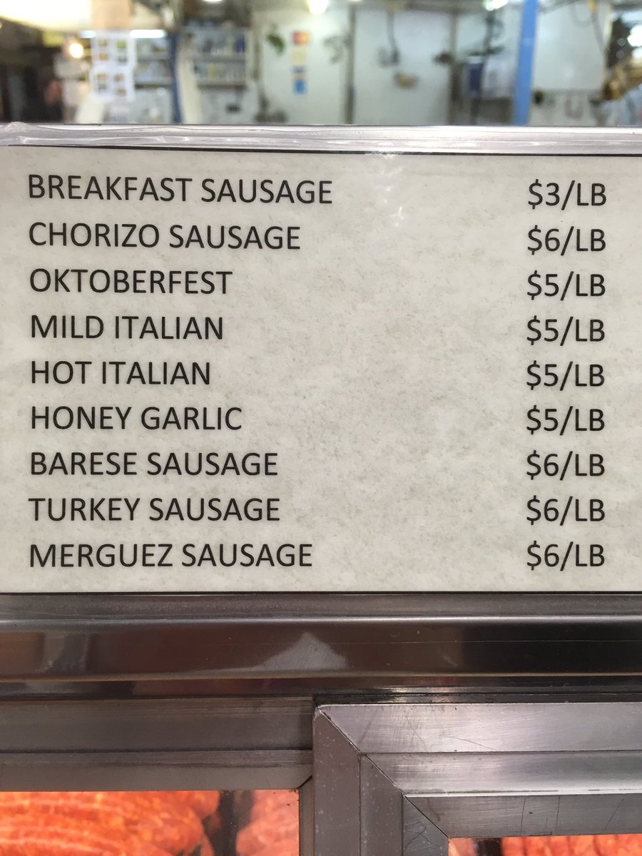 KitchenSprout's tweet photo. .@dilisos #ShopLocal #MakeItASausageParty #HotItalian #MildItalian #HoneyGarlic #Chorizo #Merguez #Turkey #BreakfastSausage #Oktoberfest 🌭🌭 https://t.co/S6xY3yu5js