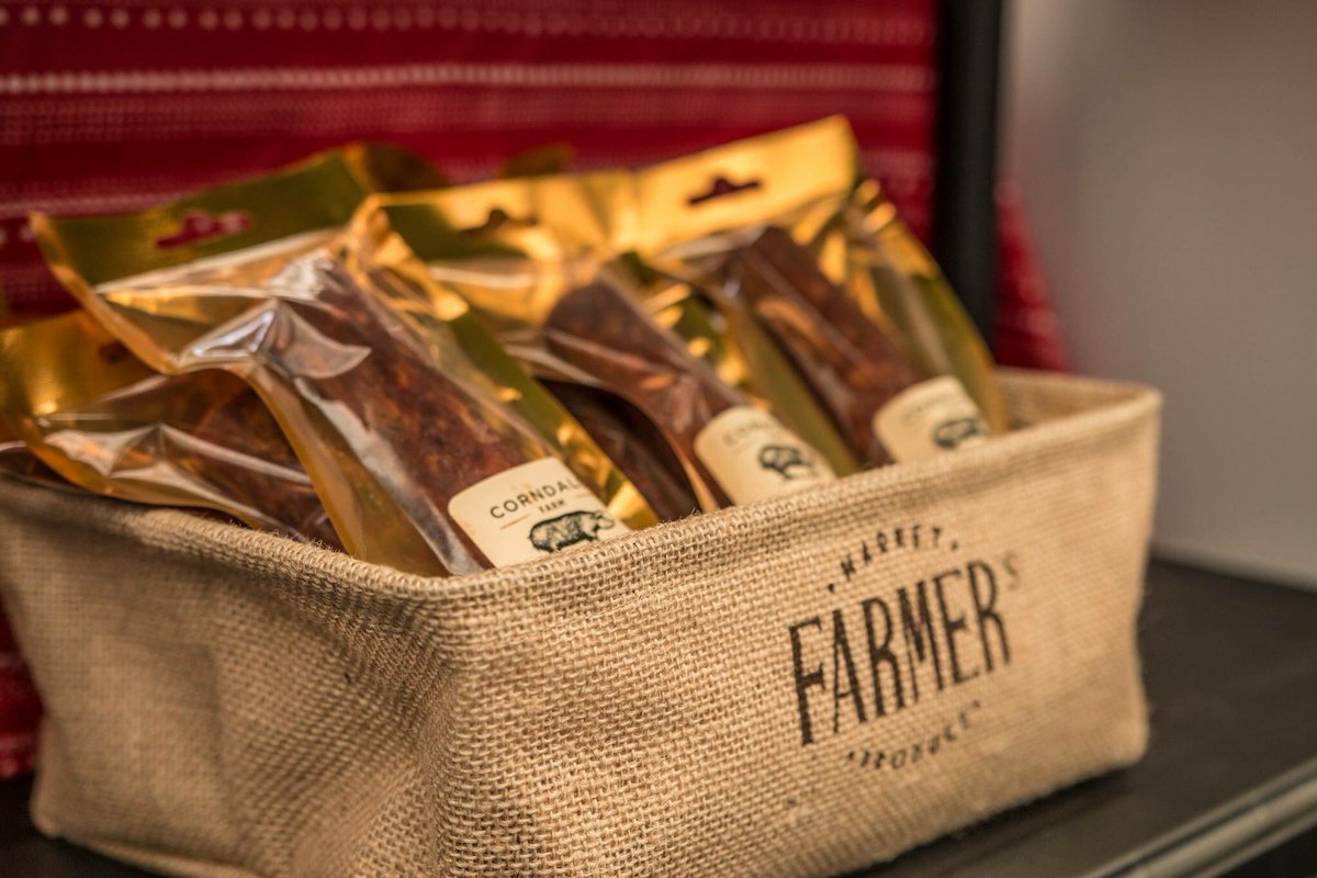 Corndalefarm's tweet photo. Day 1 of @balmoralshow over. Great to talk about our produce on stage with @paula_mcintyre &amp; @broightergold. Roll on day 2. #comegetchorizo https://t.co/htWjlpd5ro