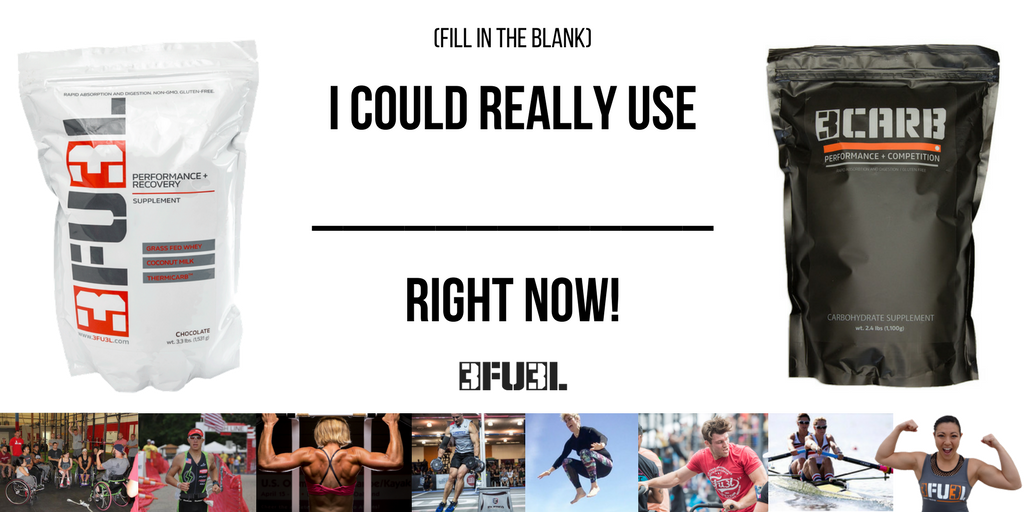 3FU3L's tweet photo. Hello #WorkoutWednesday! What could you use right about now? #3FU3L #3CARB #Fitness #Athlete #SmartFU3L https://t.co/I0exjzBGz8
