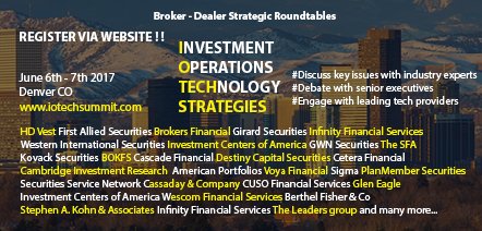 IOTECHs's tweet photo. #IOTECH2017 #learn from #CIOs #CEOs #tech #experts via #strategic #networking https://t.co/FsI0JResJ6
#WealthTech #DOL #data #Cloud #digital https://t.co/GHyjGaYPxk
