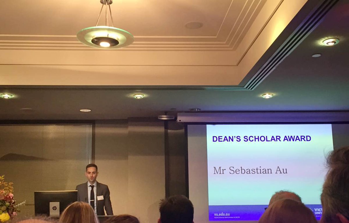 SebMelbourne's tweet image. I feel honoured and thankful to have received the VU College Of Business Dean's Scholar Award. @VicUniVC @VUAustralia @CISA_National