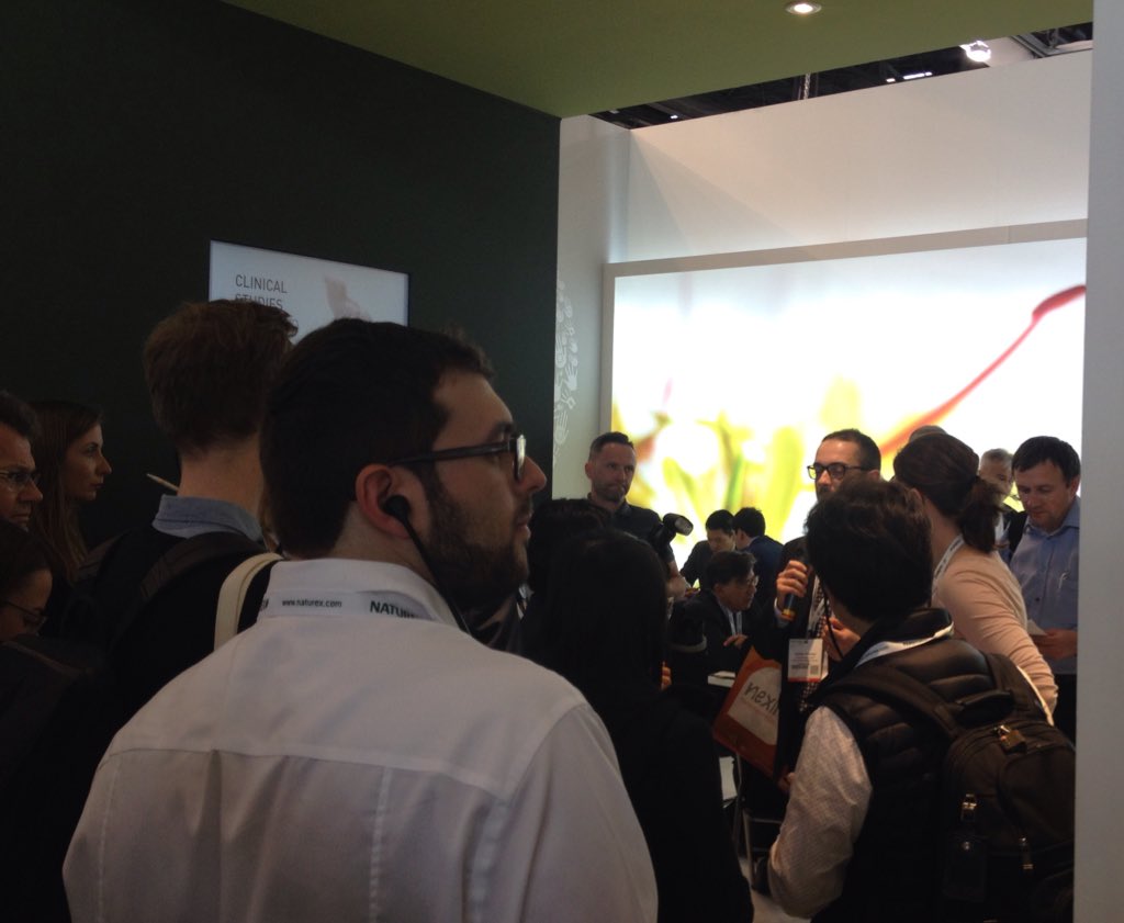 GiusiLosi's tweet photo. @NutriMarketing innovation tour #VFE17 visiting @IndenaSpA to get information on digestive health: #Prodigest. https://t.co/jEhzfMpAEi