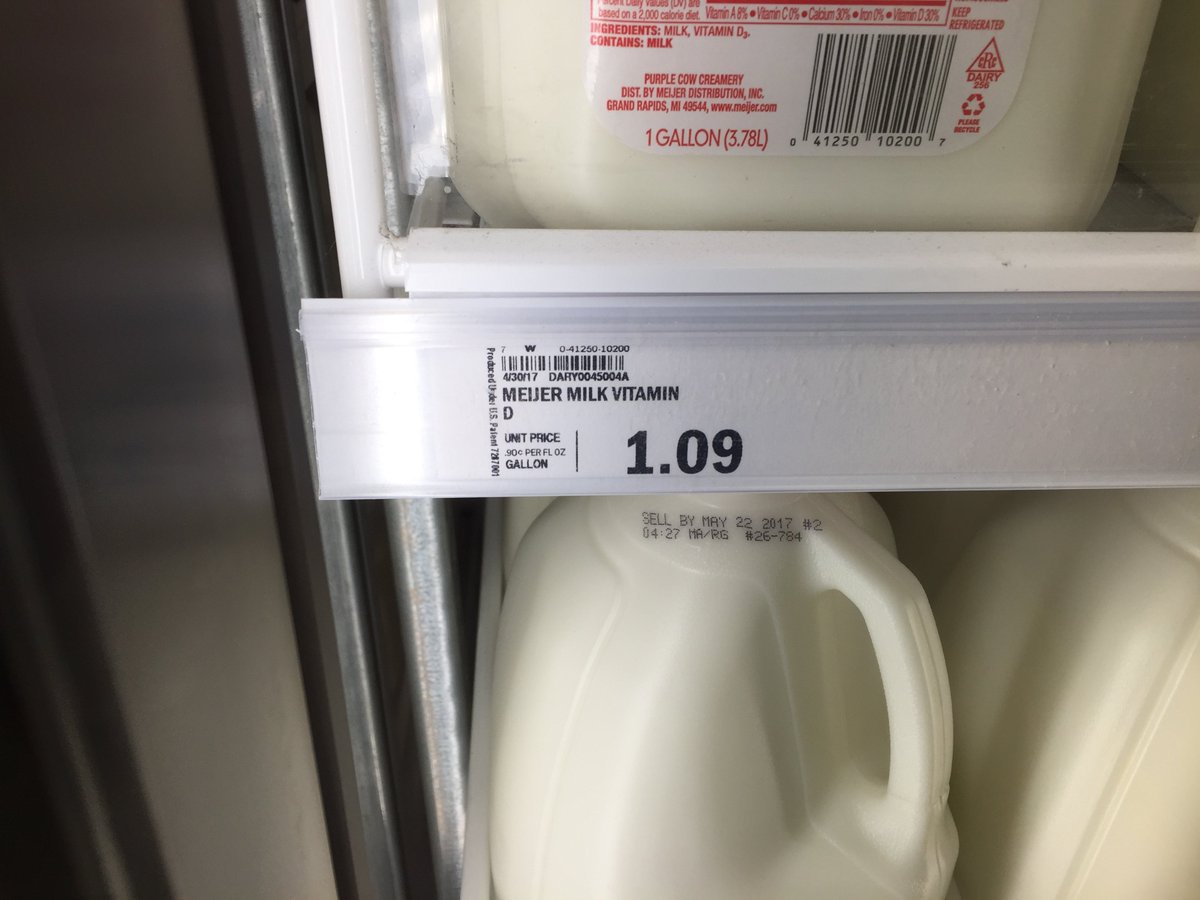 slojo444's tweet photo. Granted, i'm not that old. But this is the cheapest regular price I've ever seen for a gallon of milk. My sympathy to dairy farmer. 🤔 https://t.co/EdW5Yi4RRq