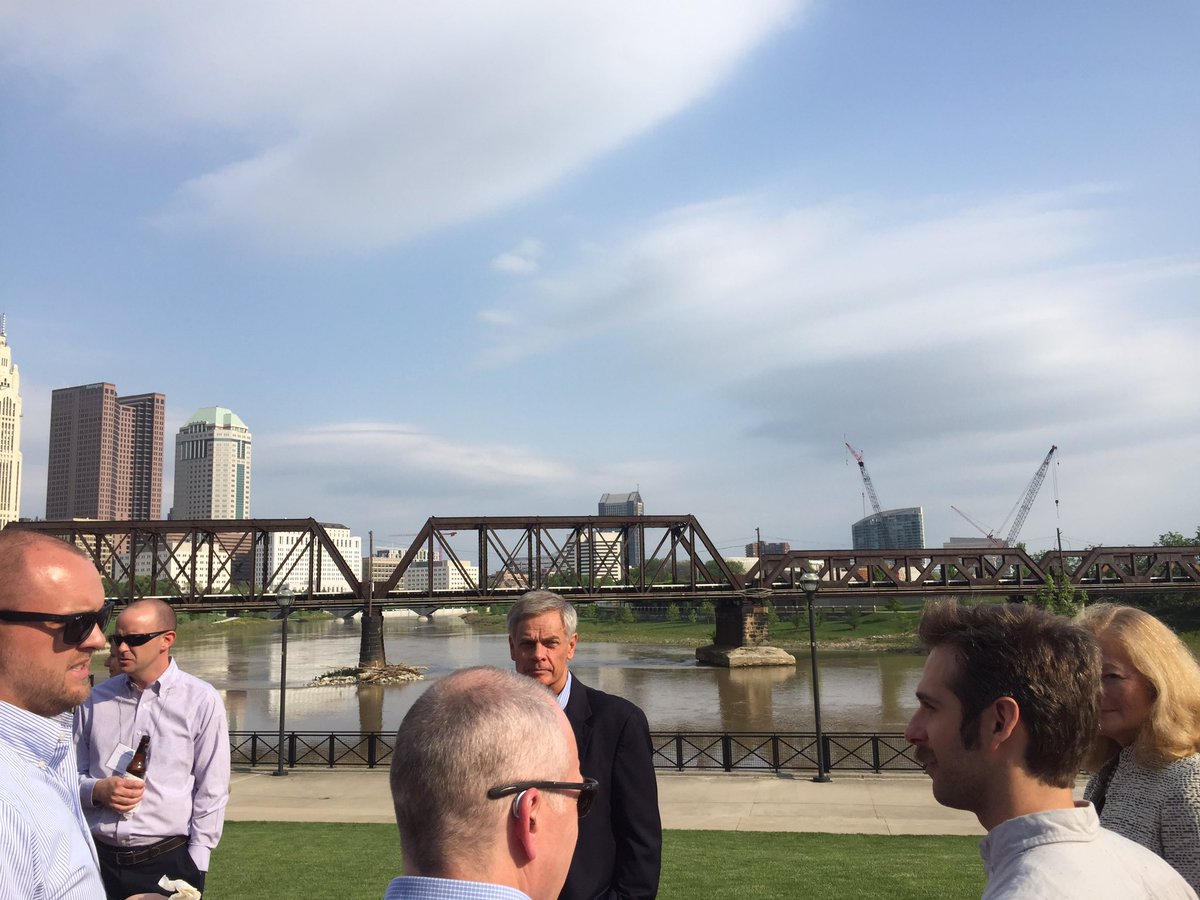 RyanFinchNC's tweet photo. Be-yootiful Waterfront! #GsoinColumbus #WorthTheWait! Thanks @gsochamber! https://t.co/ijlQYNv8O0