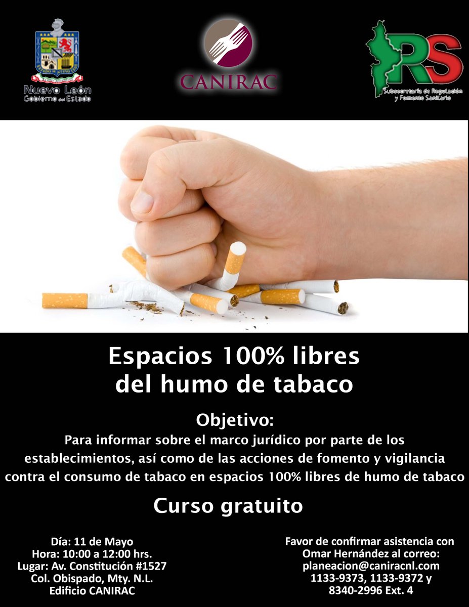 Ven al curso que CANIRAC trae para ti