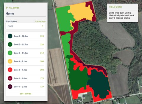 mavrx_inc's tweet photo. Mavrx Zones makes creating planting prescriptions easy. This VR seeding RX was created using multi-year crop performance satellite imagery! https://t.co/p5syG4Gt1w
