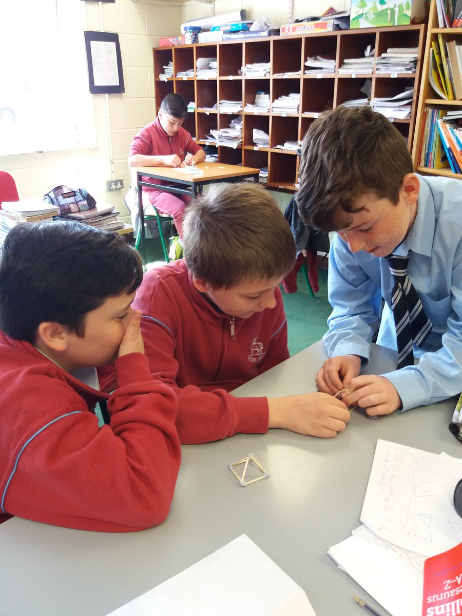 scoileoinboys's tweet photo. Construction during #Maths today in
@scoileoinboys #6thClass #squarebasedpyramids #octahedrons @mathsweek @PDSTNumeracy @Maths_Eyes (2) https://t.co/eW1bPeYplq