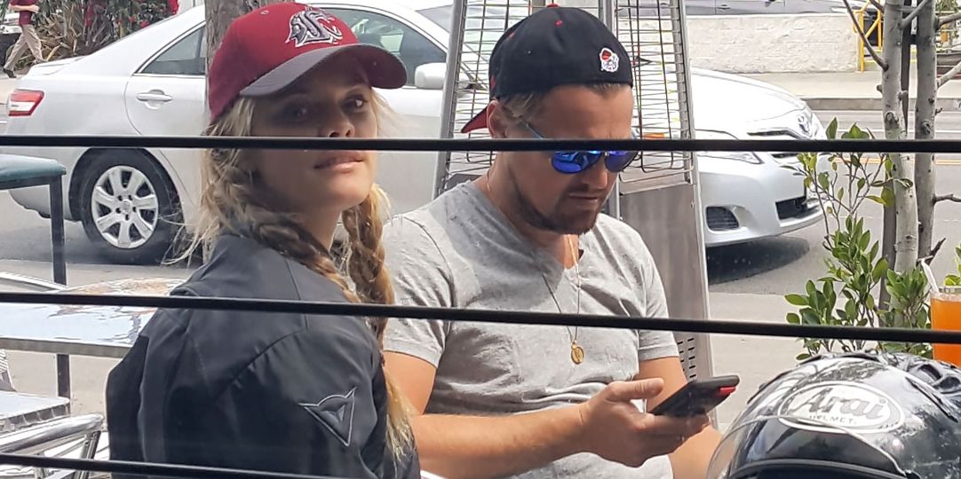 Cosmopolitan's tweet image. Leonardo DiCaprio and Nina Agdal’s Lunch Date Looks Just Lovely, Cellphones and All csmo.us/BUS3rRa