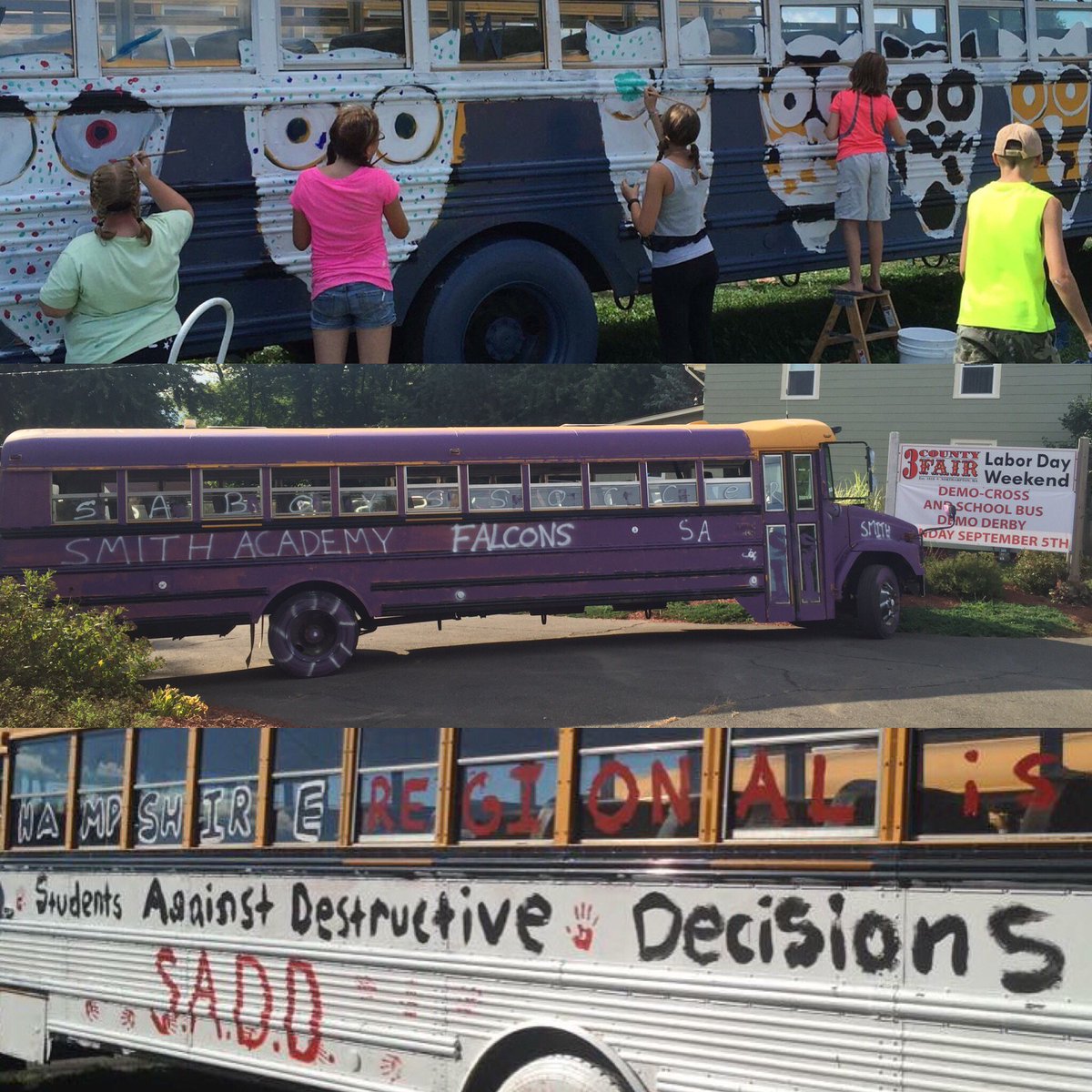 3CountyFair's tweet photo. We can't wait for this years fair! We are hosting not one, but two school bus demolition derbies during this fair this year! Excited yet?! https://t.co/G9Dy2kxjPf